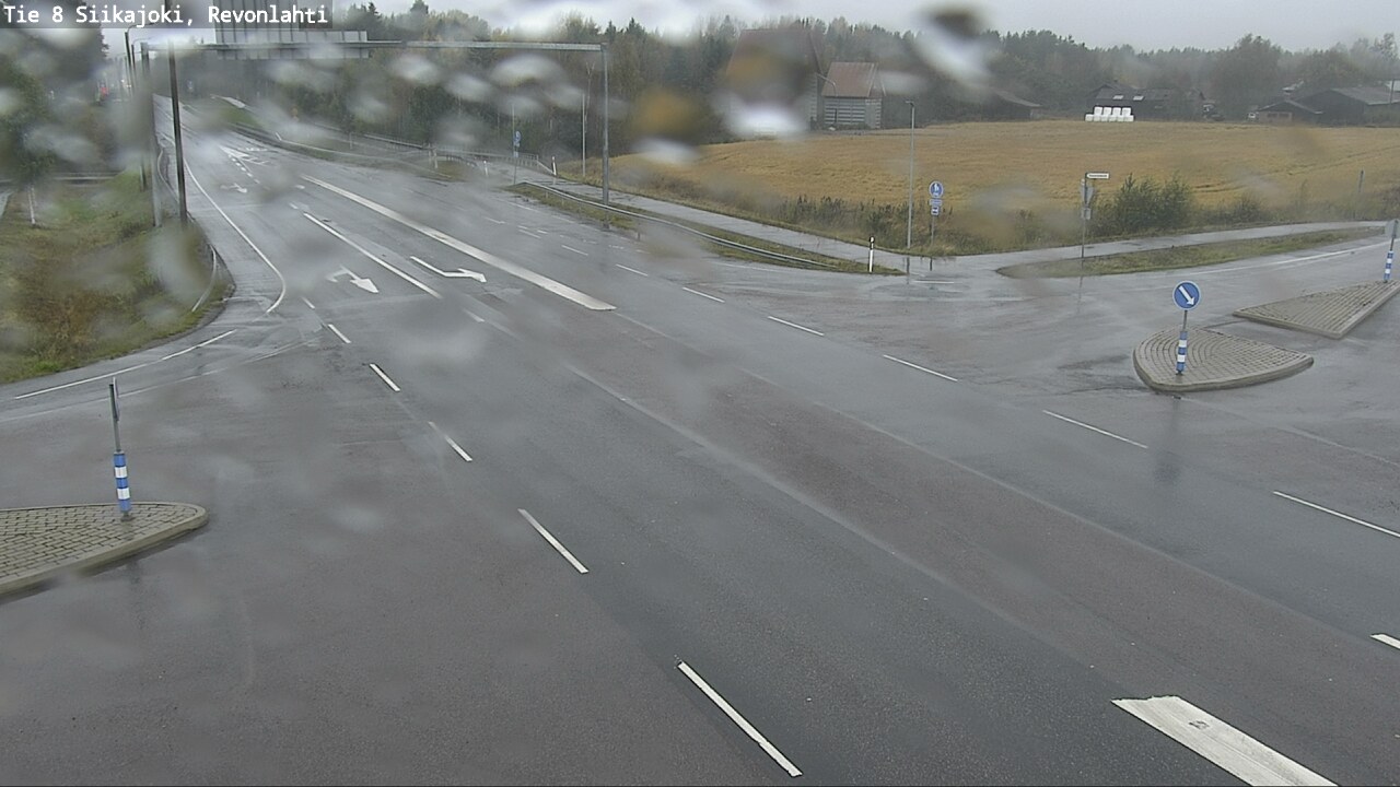 Weather Camera Image Väg 8 Siikajoki, Revolax, Siikajoki, Pohjois-Pohjanmaa