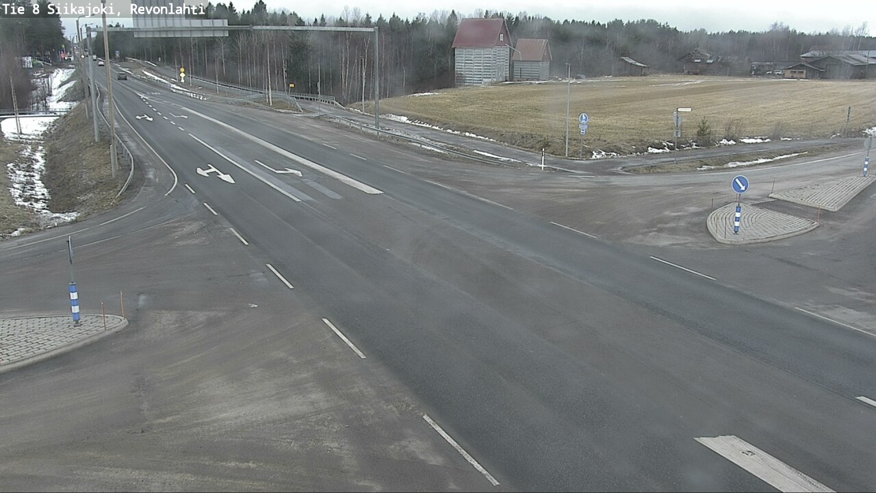 Kelikamerat Kuva Tie 8 Siikajoki, Revonlahti, Siikajoki, Pohjois-Pohjanmaa