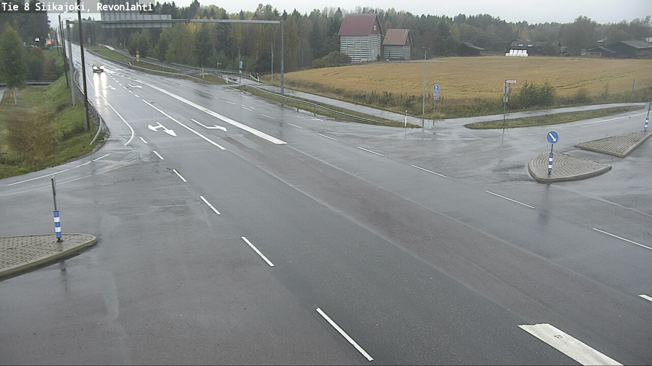 Weather Camera Image Väg 8 Siikajoki, Revolax, Siikajoki, Pohjois-Pohjanmaa