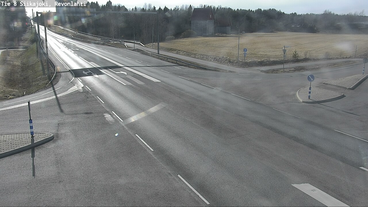 Weather Camera Image Väg 8 Siikajoki, Revolax, Siikajoki, Pohjois-Pohjanmaa