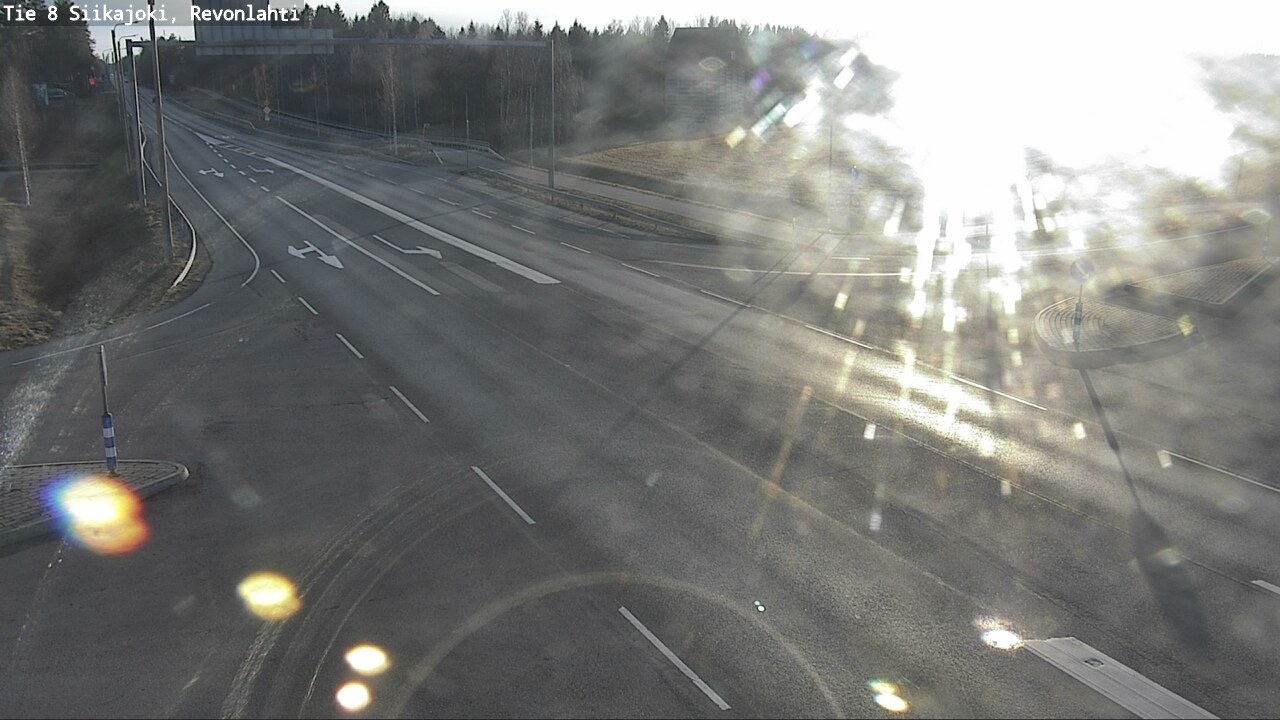 Weather Camera Image Väg 8 Siikajoki, Revolax, Siikajoki, Pohjois-Pohjanmaa