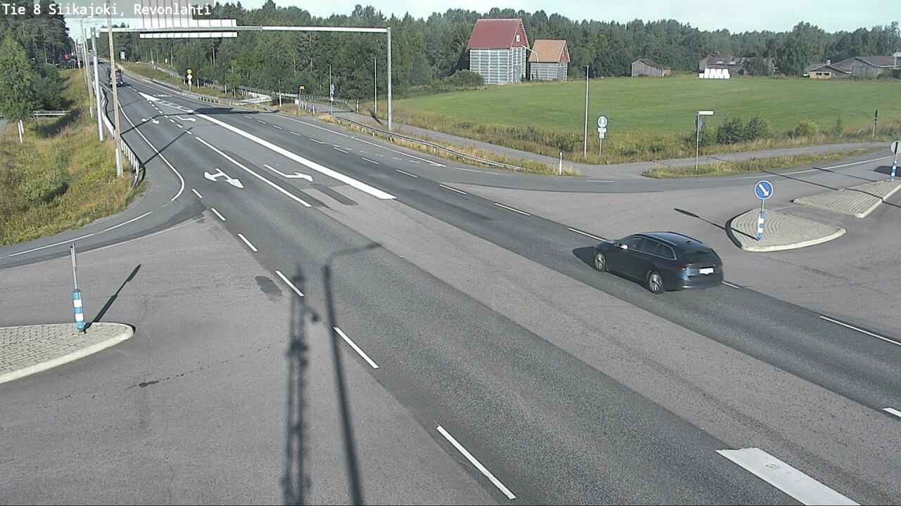Weather Camera Image Väg 8 Siikajoki, Revolax, Siikajoki, Pohjois-Pohjanmaa