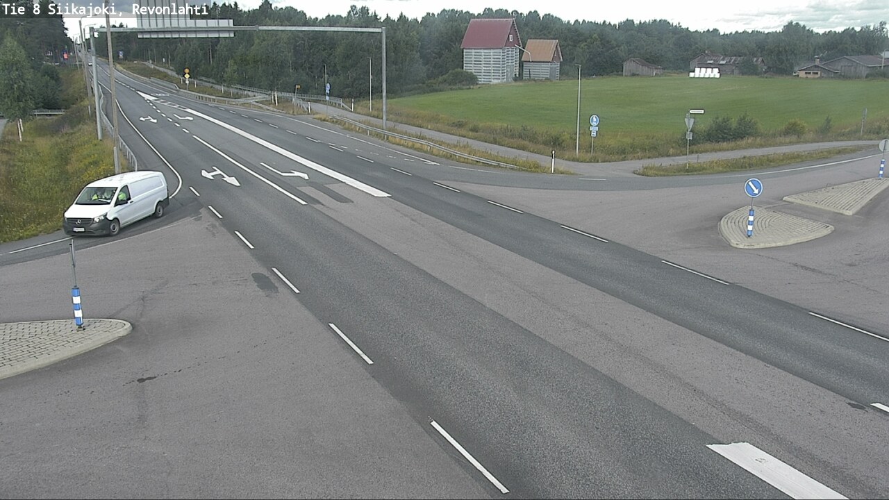 Weather Camera Image Väg 8 Siikajoki, Revolax, Siikajoki, Pohjois-Pohjanmaa