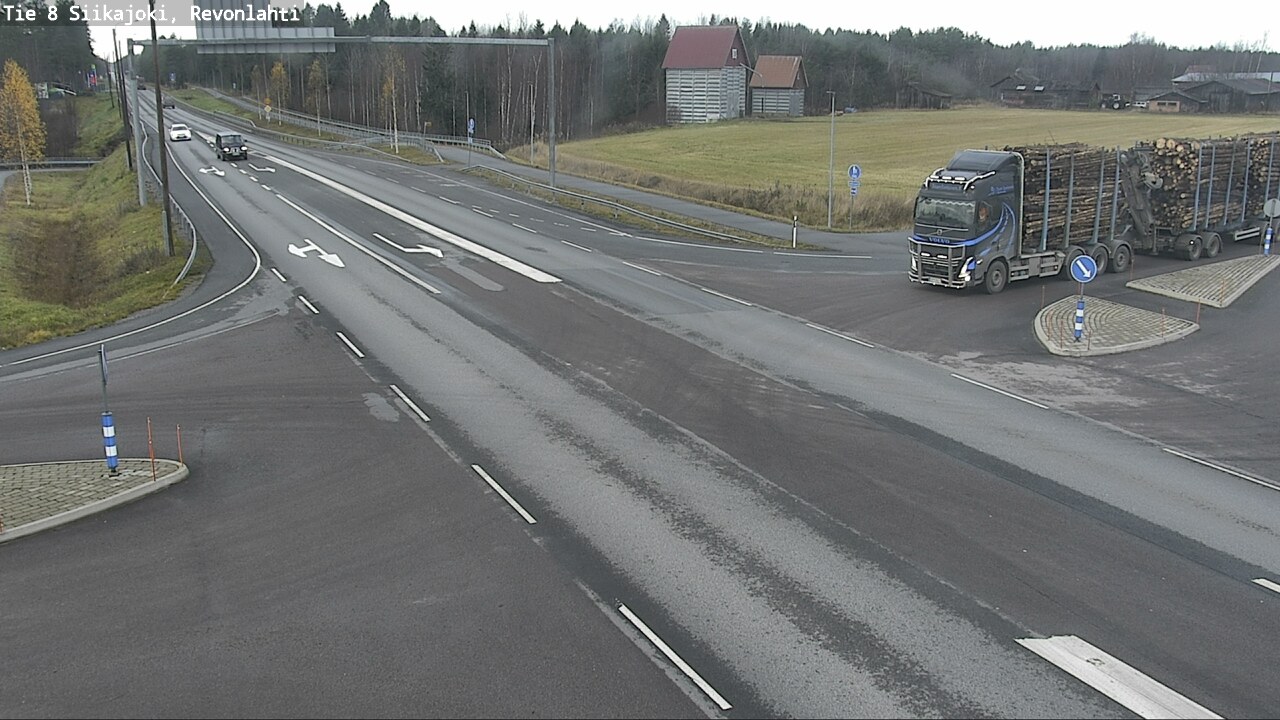 Kelikamerat Kuva Tie 8 Siikajoki, Revonlahti, Siikajoki, Pohjois-Pohjanmaa