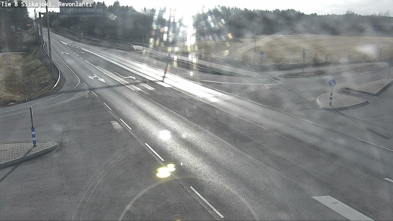 Weather Camera Image Väg 8 Siikajoki, Revolax, Siikajoki, Pohjois-Pohjanmaa