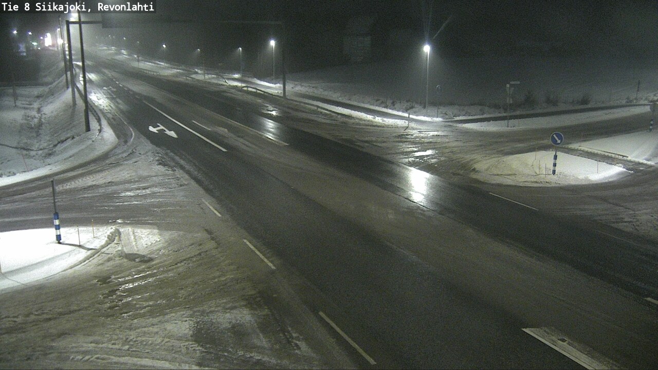 Weather Camera Image Väg 8 Siikajoki, Revolax, Siikajoki, Pohjois-Pohjanmaa