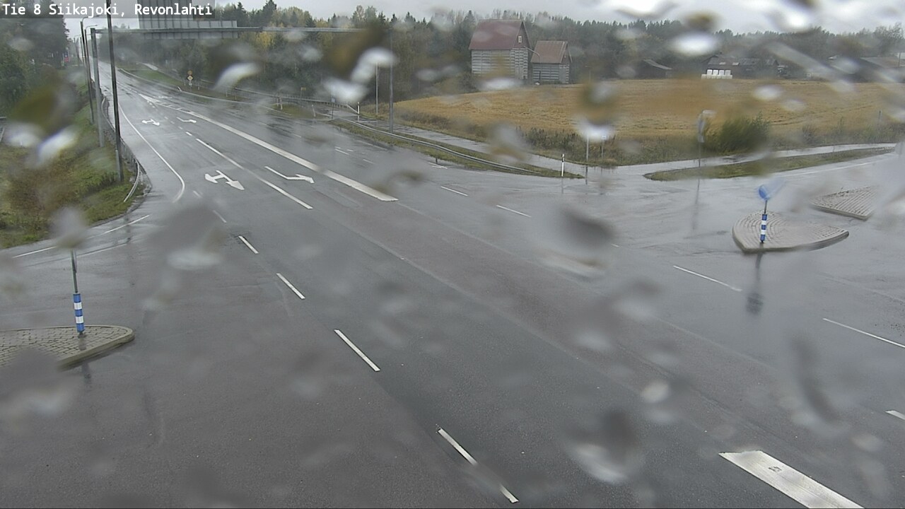 Weather Camera Image Road 8 Siikajoki, Revonlahti, Siikajoki, Pohjois-Pohjanmaa