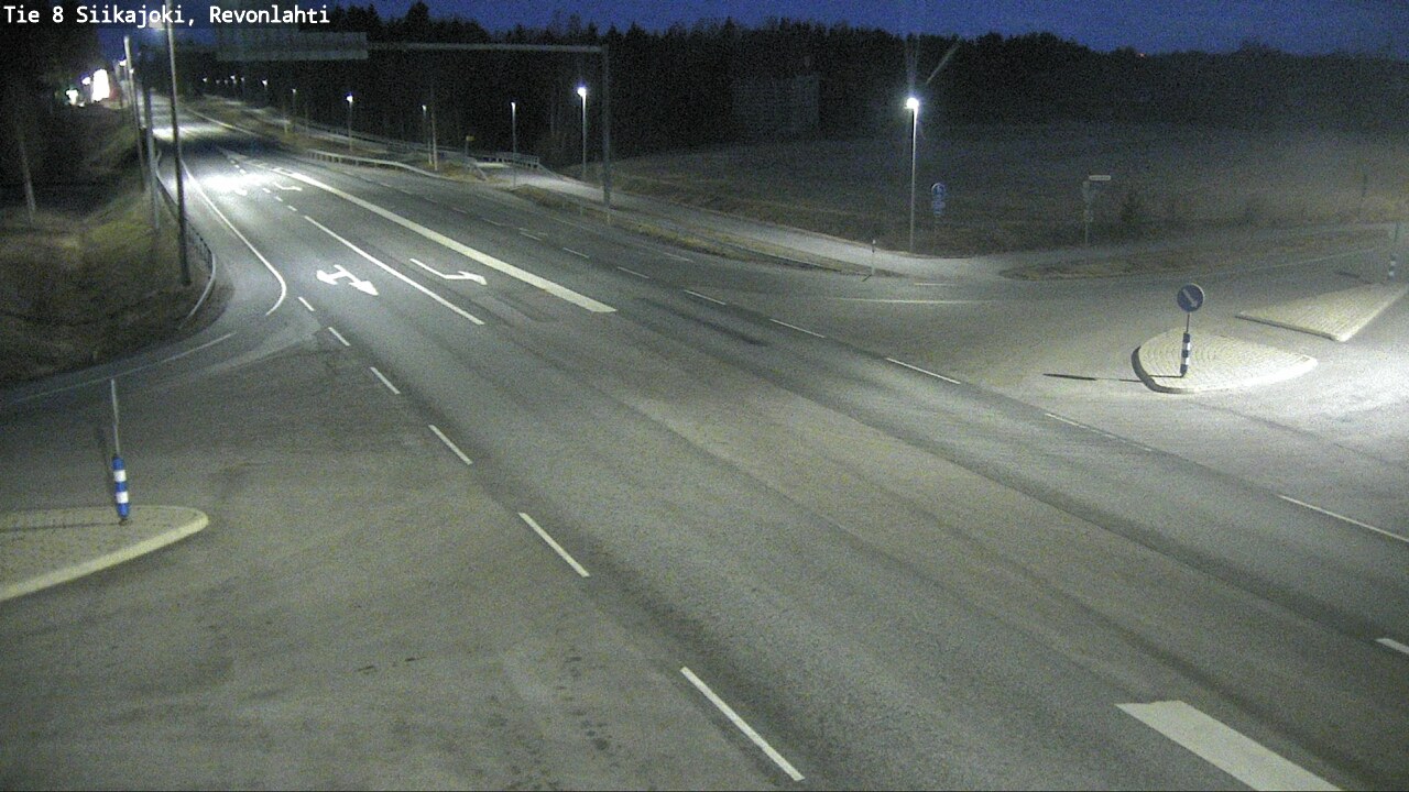 Weather Camera Image Väg 8 Siikajoki, Revolax, Siikajoki, Pohjois-Pohjanmaa