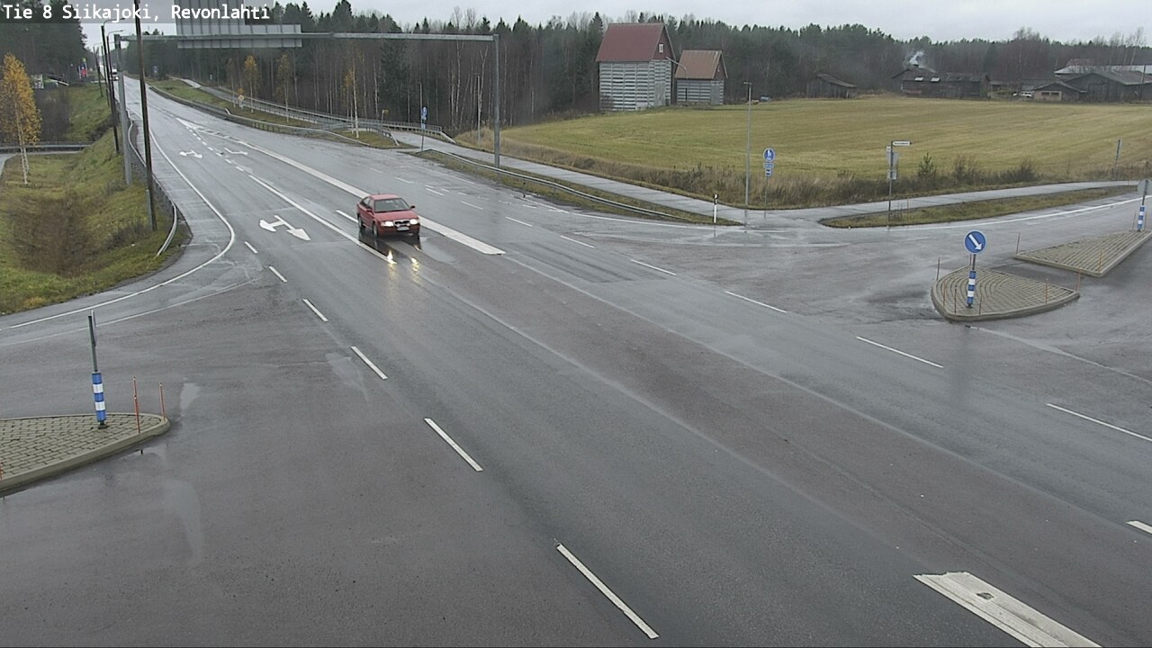 Kelikamerat Kuva Tie 8 Siikajoki, Revonlahti, Siikajoki, Pohjois-Pohjanmaa