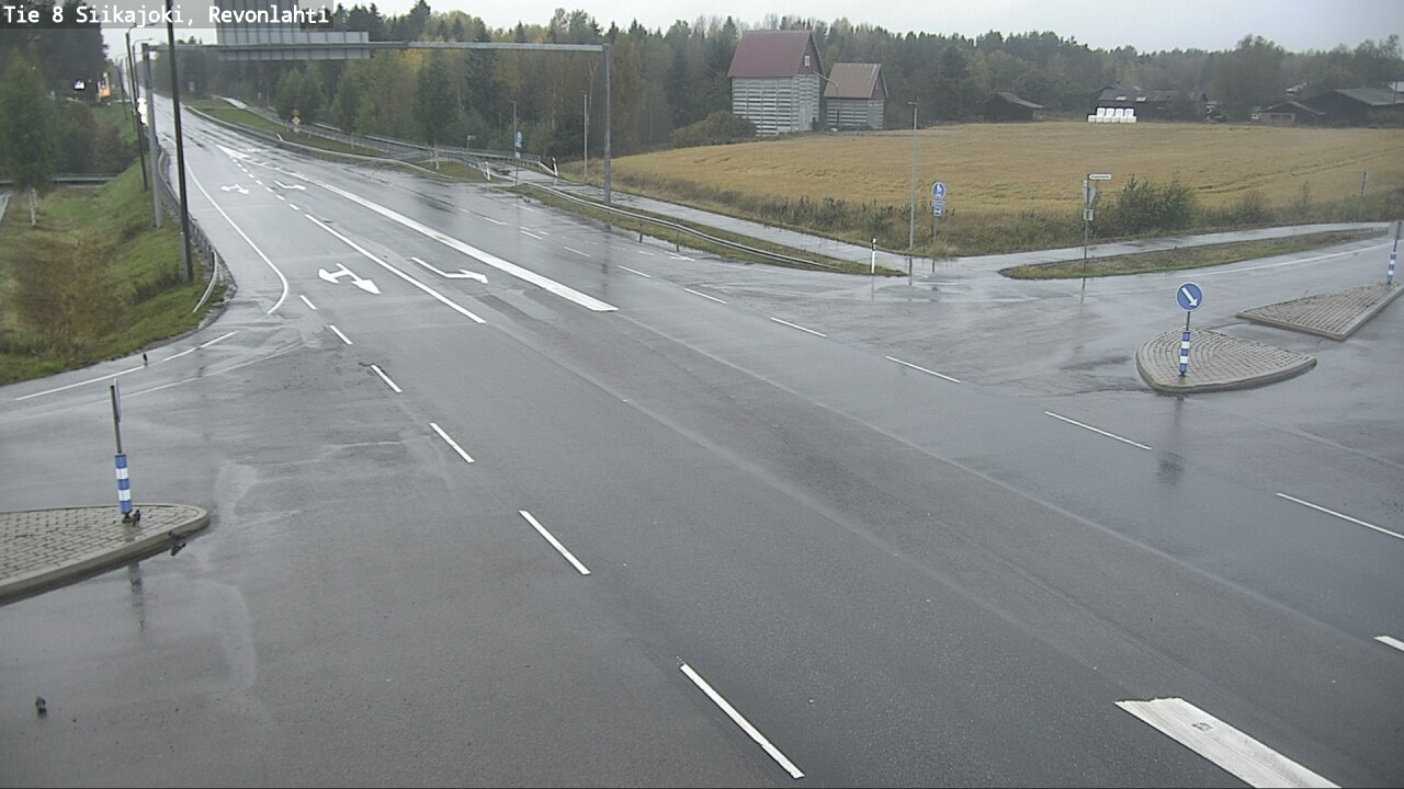 Weather Camera Image Väg 8 Siikajoki, Revolax, Siikajoki, Pohjois-Pohjanmaa