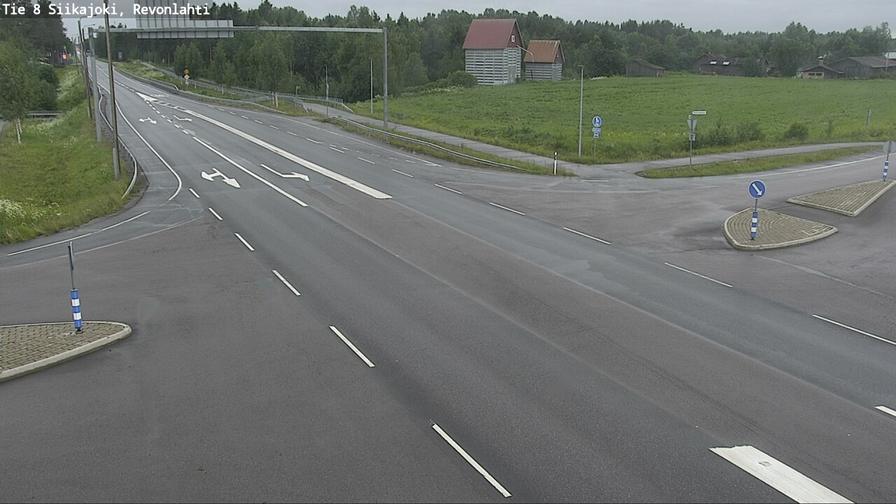 Weather Camera Image Väg 8 Siikajoki, Revolax, Siikajoki, Pohjois-Pohjanmaa
