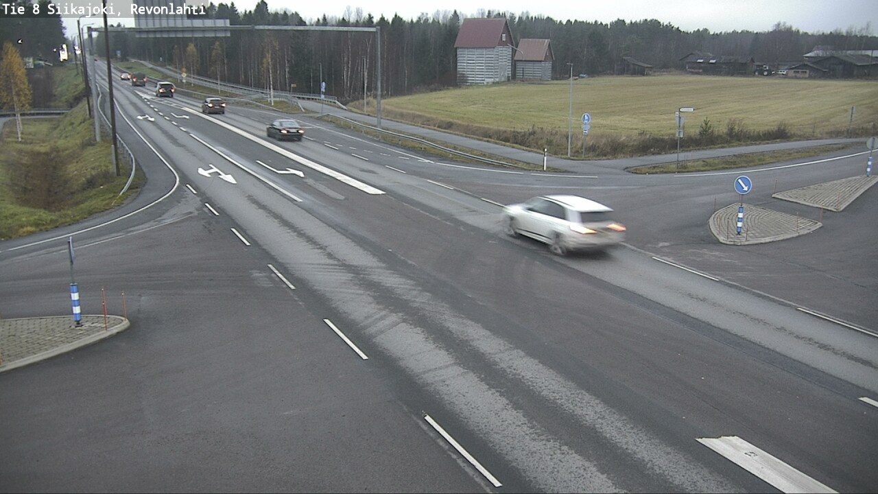 Kelikamerat Kuva Tie 8 Siikajoki, Revonlahti, Siikajoki, Pohjois-Pohjanmaa