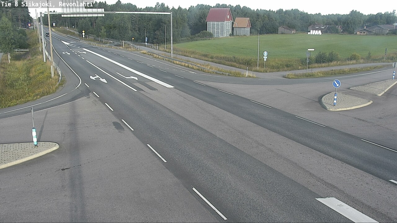 Weather Camera Image Väg 8 Siikajoki, Revolax, Siikajoki, Pohjois-Pohjanmaa