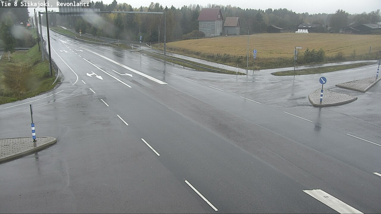 Weather Camera Image Väg 8 Siikajoki, Revolax, Siikajoki, Pohjois-Pohjanmaa