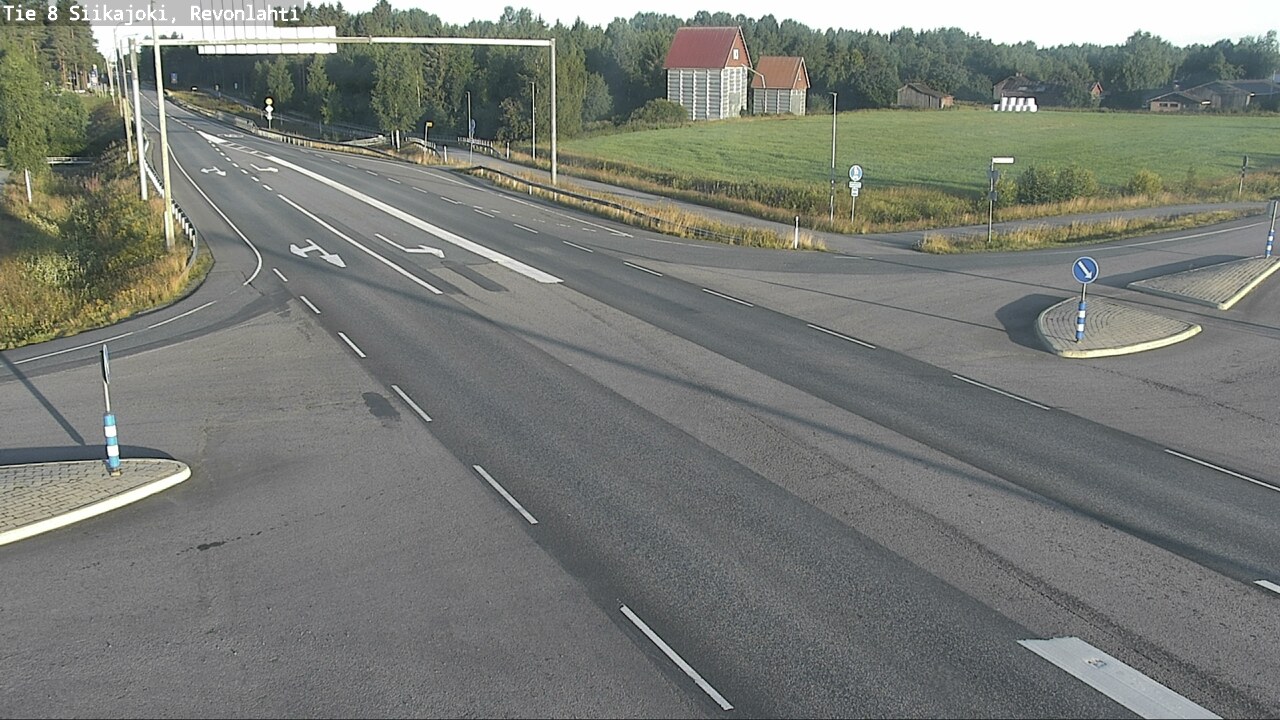 Weather Camera Image Väg 8 Siikajoki, Revolax, Siikajoki, Pohjois-Pohjanmaa