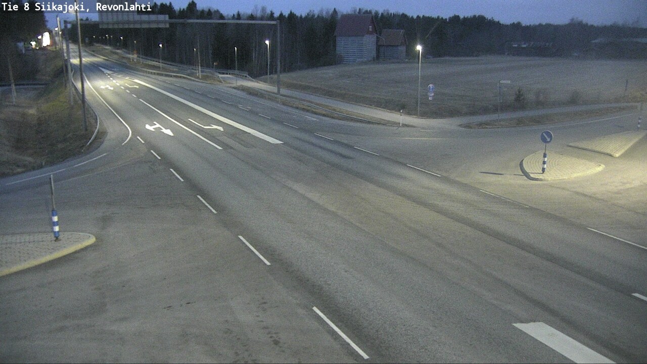 Weather Camera Image Väg 8 Siikajoki, Revolax, Siikajoki, Pohjois-Pohjanmaa