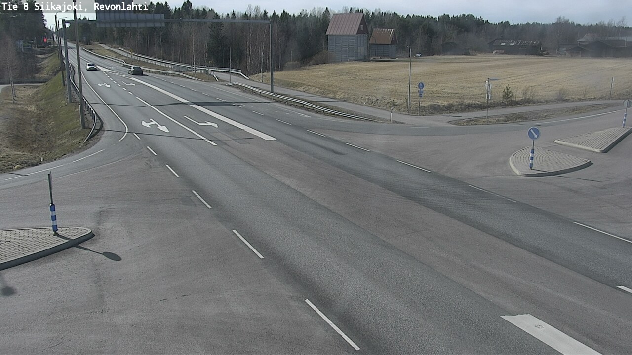 Weather Camera Image Väg 8 Siikajoki, Revolax, Siikajoki, Pohjois-Pohjanmaa