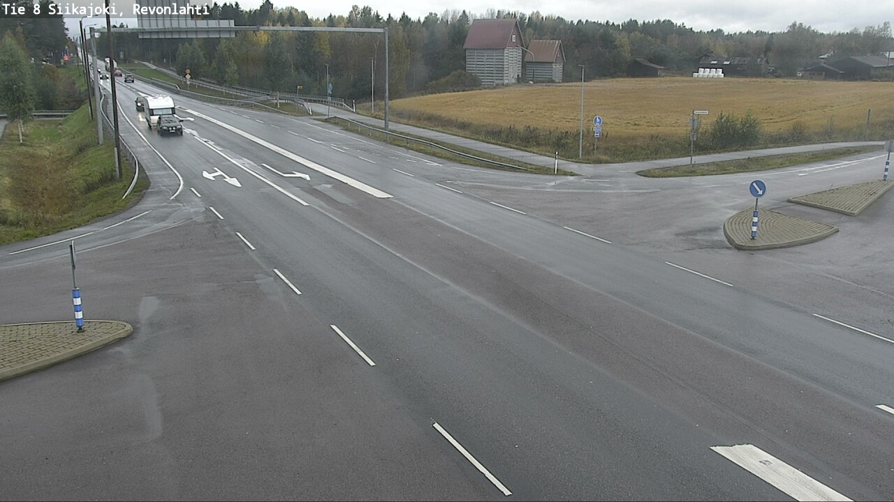 Weather Camera Image Väg 8 Siikajoki, Revolax, Siikajoki, Pohjois-Pohjanmaa