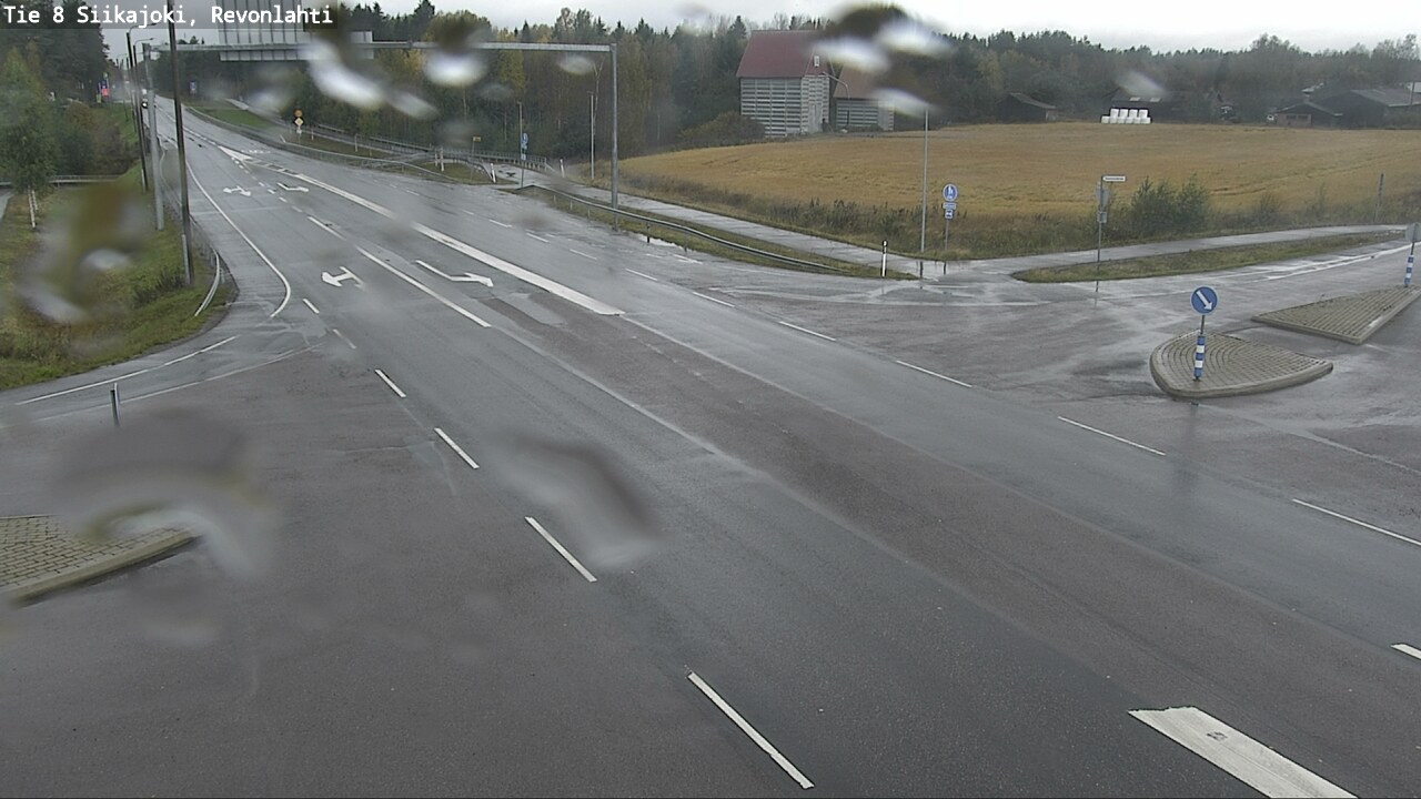 Weather Camera Image Väg 8 Siikajoki, Revolax, Siikajoki, Pohjois-Pohjanmaa
