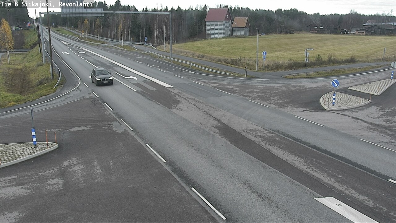 Kelikamerat Kuva Tie 8 Siikajoki, Revonlahti, Siikajoki, Pohjois-Pohjanmaa