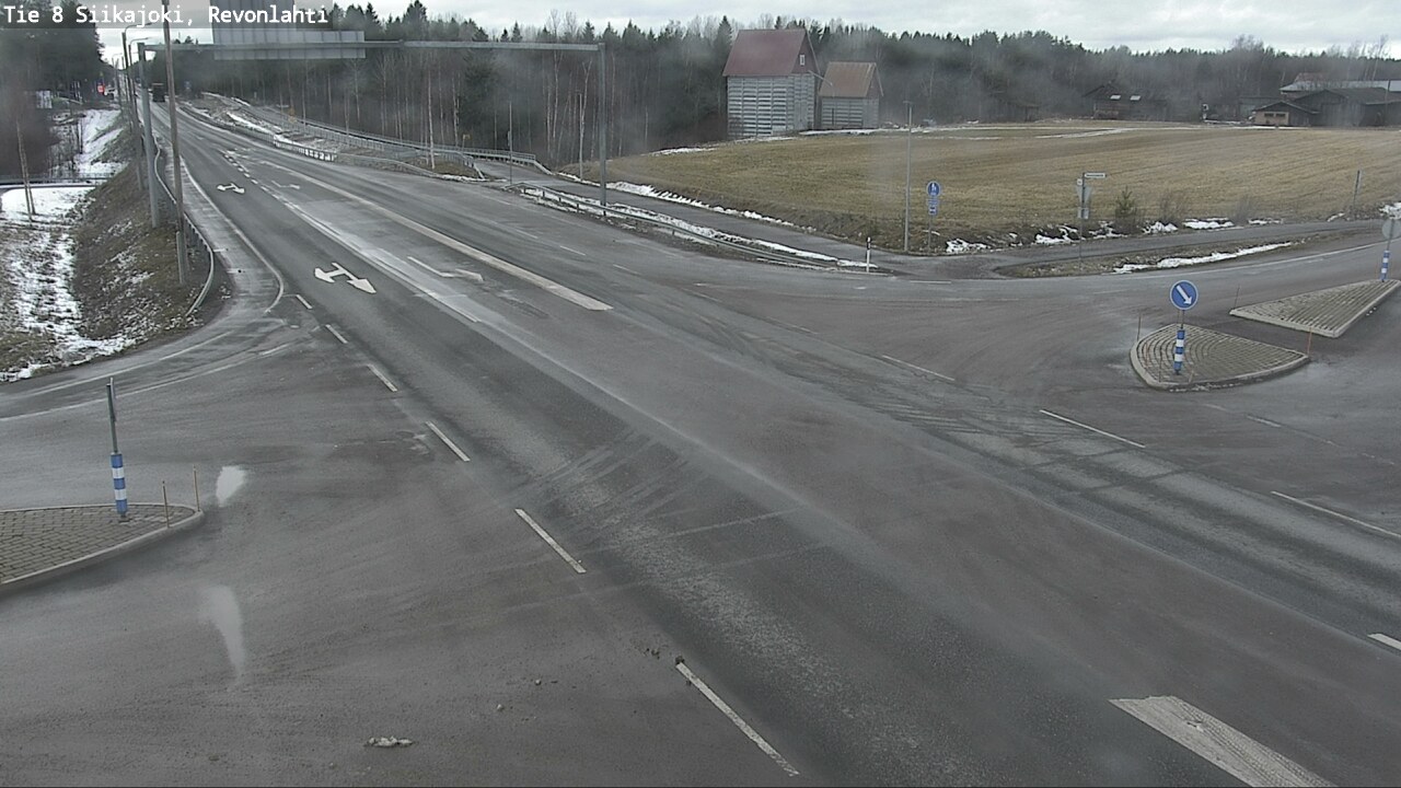 Kelikamerat Kuva Tie 8 Siikajoki, Revonlahti, Siikajoki, Pohjois-Pohjanmaa