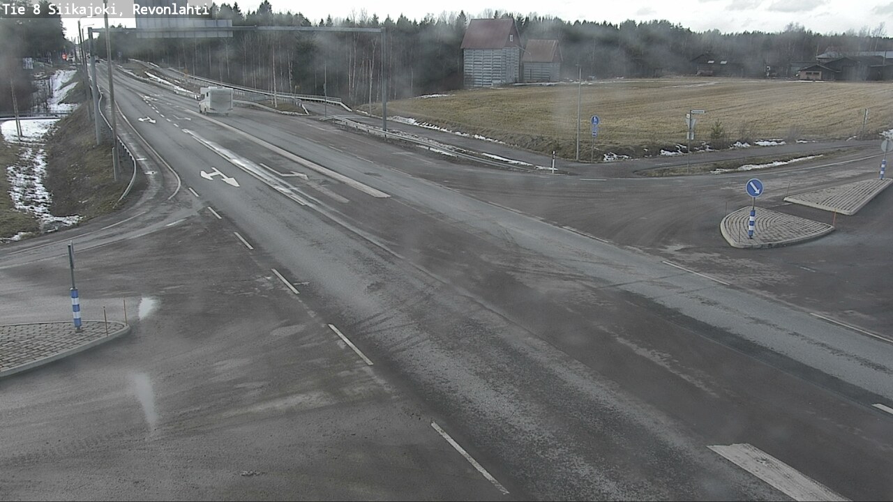 Kelikamerat Kuva Tie 8 Siikajoki, Revonlahti, Siikajoki, Pohjois-Pohjanmaa