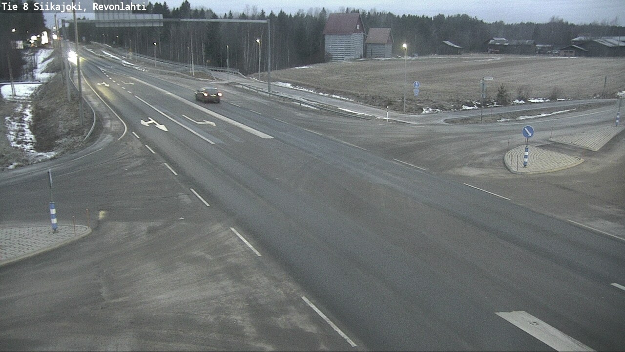 Kelikamerat Kuva Tie 8 Siikajoki, Revonlahti, Siikajoki, Pohjois-Pohjanmaa