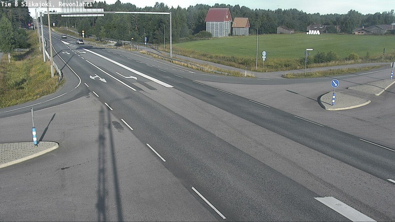 Weather Camera Image Väg 8 Siikajoki, Revolax, Siikajoki, Pohjois-Pohjanmaa