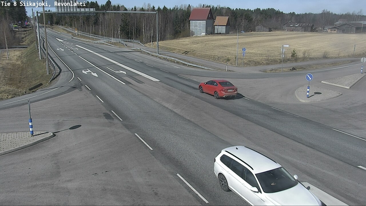 Weather Camera Image Väg 8 Siikajoki, Revolax, Siikajoki, Pohjois-Pohjanmaa