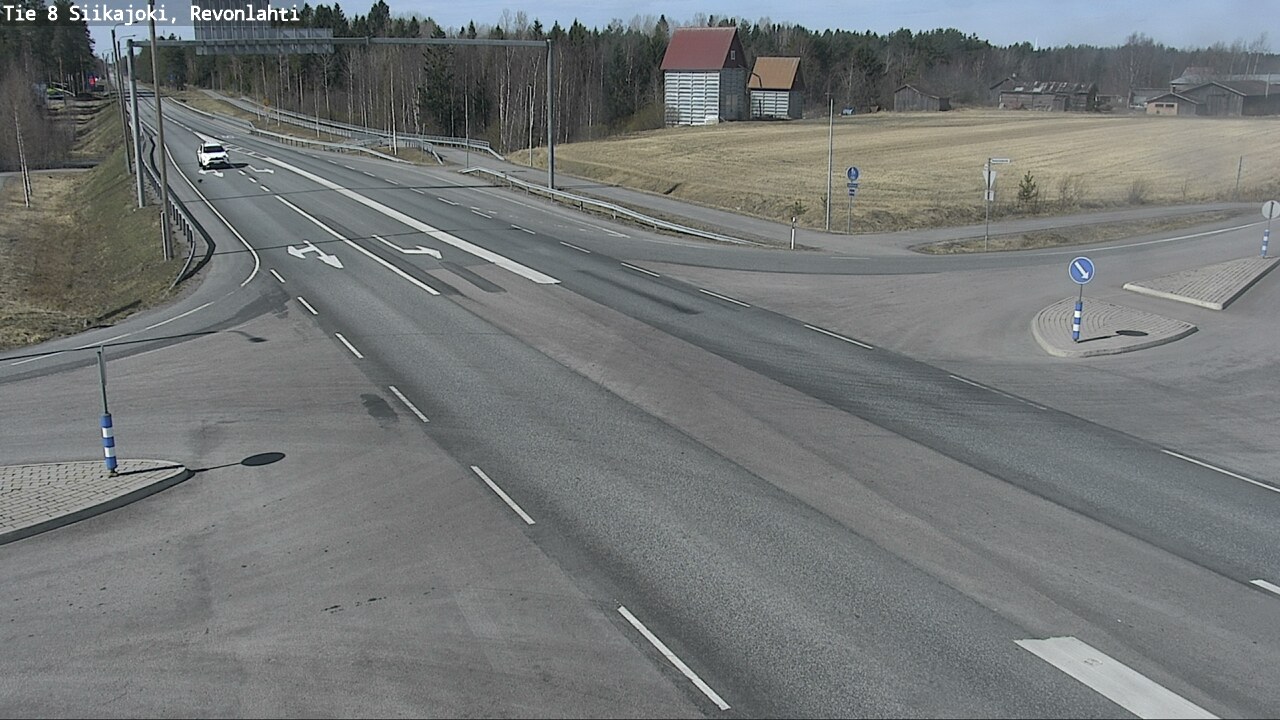 Kelikamerat Kuva Tie 8 Siikajoki, Revonlahti, Siikajoki, Pohjois-Pohjanmaa