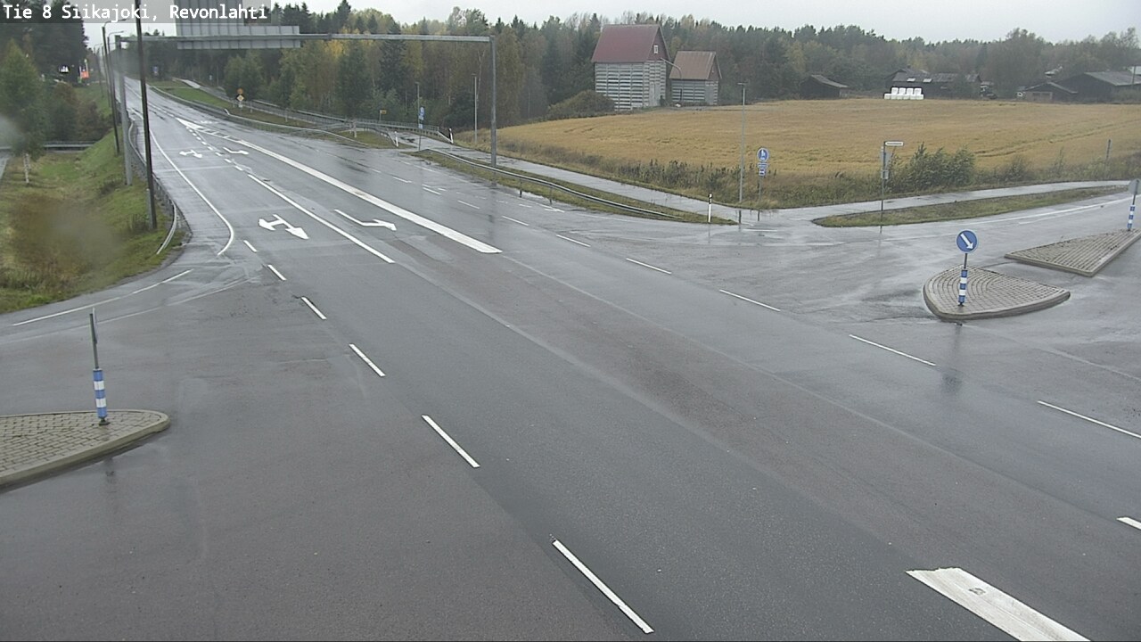 Weather Camera Image Väg 8 Siikajoki, Revolax, Siikajoki, Pohjois-Pohjanmaa