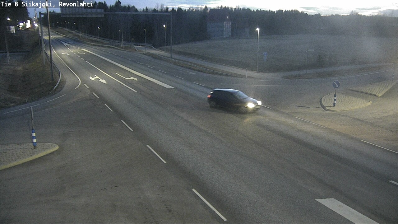 Weather Camera Image Väg 8 Siikajoki, Revolax, Siikajoki, Pohjois-Pohjanmaa