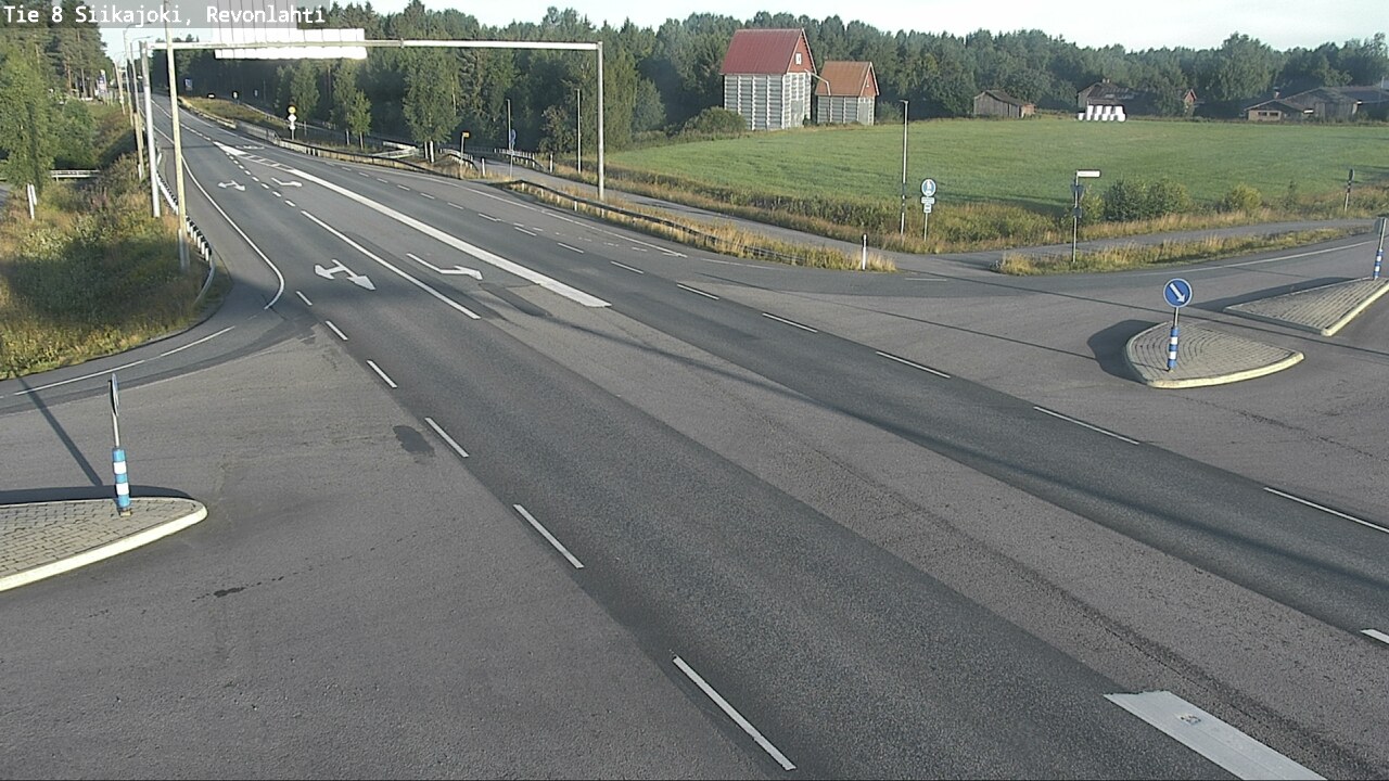 Weather Camera Image Väg 8 Siikajoki, Revolax, Siikajoki, Pohjois-Pohjanmaa