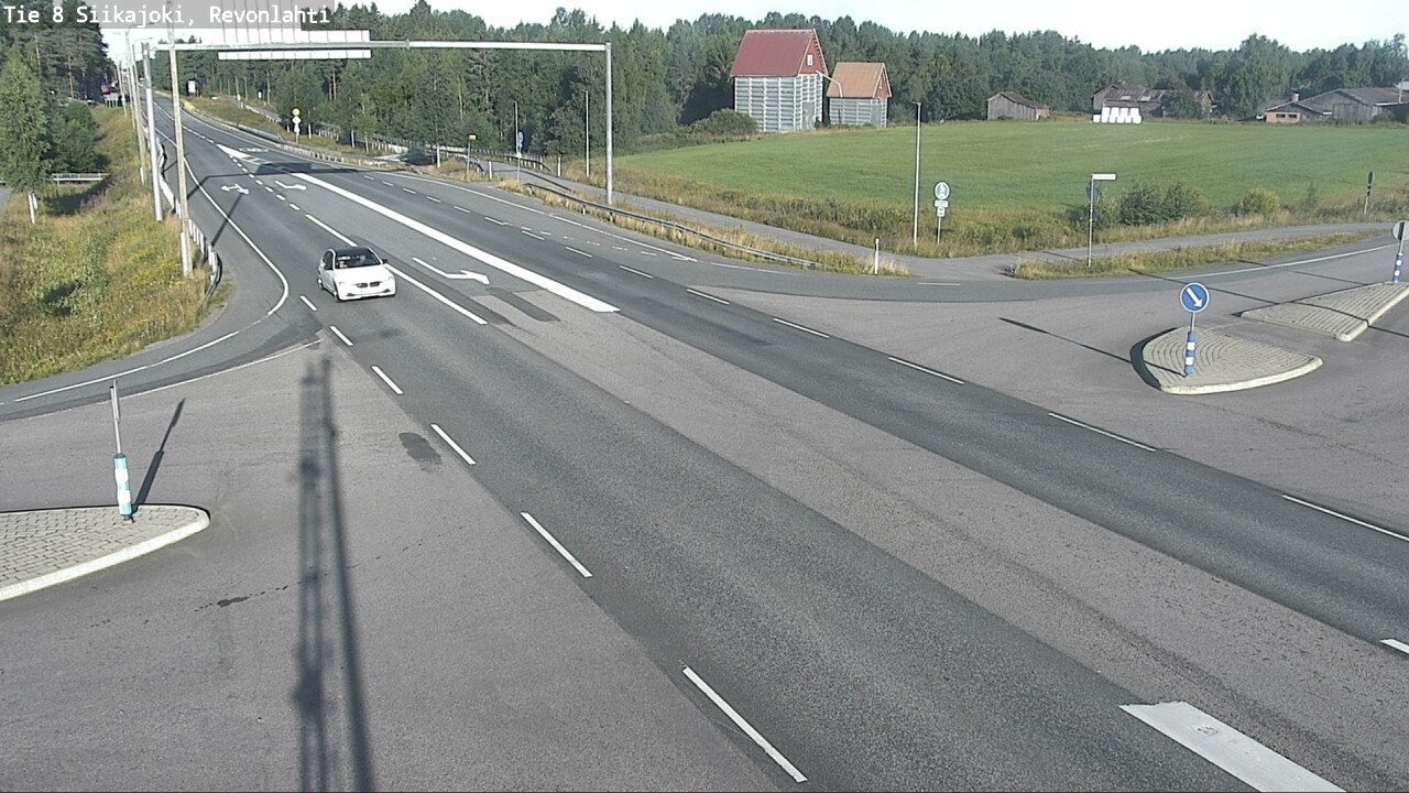 Weather Camera Image Väg 8 Siikajoki, Revolax, Siikajoki, Pohjois-Pohjanmaa