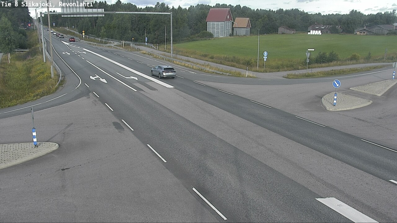 Weather Camera Image Väg 8 Siikajoki, Revolax, Siikajoki, Pohjois-Pohjanmaa