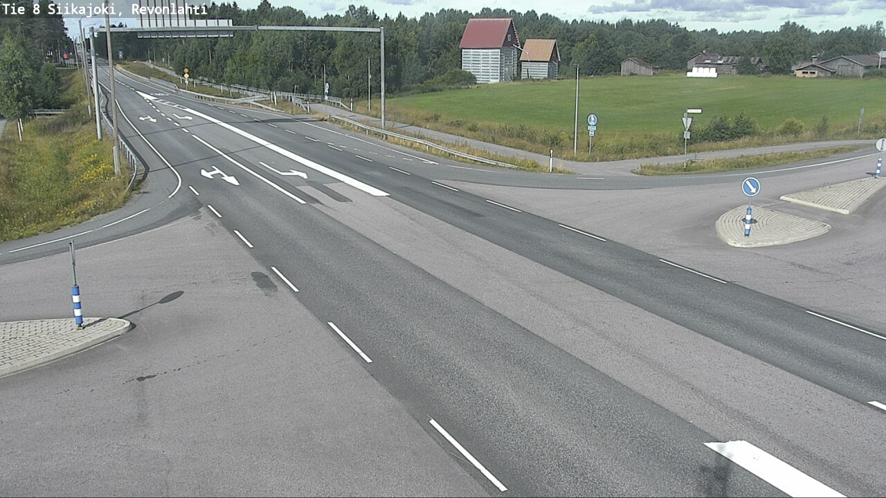 Weather Camera Image Väg 8 Siikajoki, Revolax, Siikajoki, Pohjois-Pohjanmaa