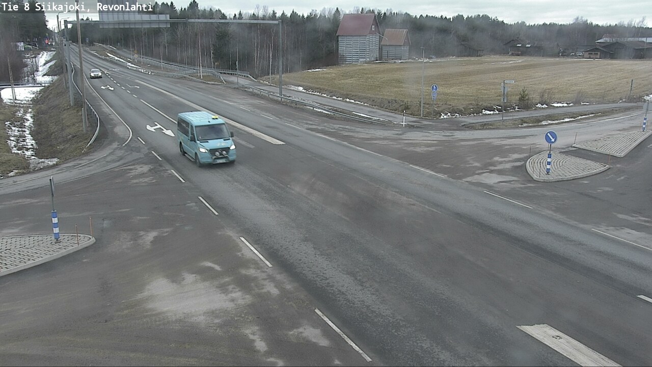 Weather Camera Image Road 8 Siikajoki, Revonlahti, Siikajoki, Pohjois-Pohjanmaa