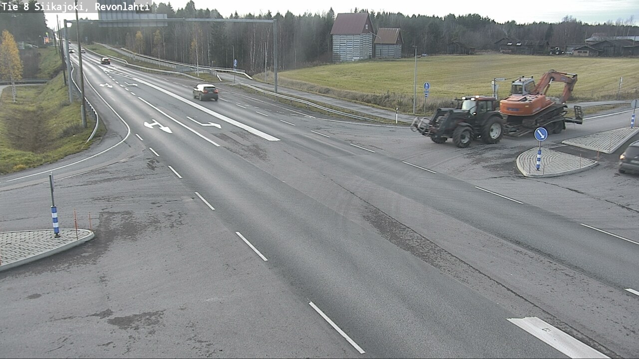 Kelikamerat Kuva Tie 8 Siikajoki, Revonlahti, Siikajoki, Pohjois-Pohjanmaa