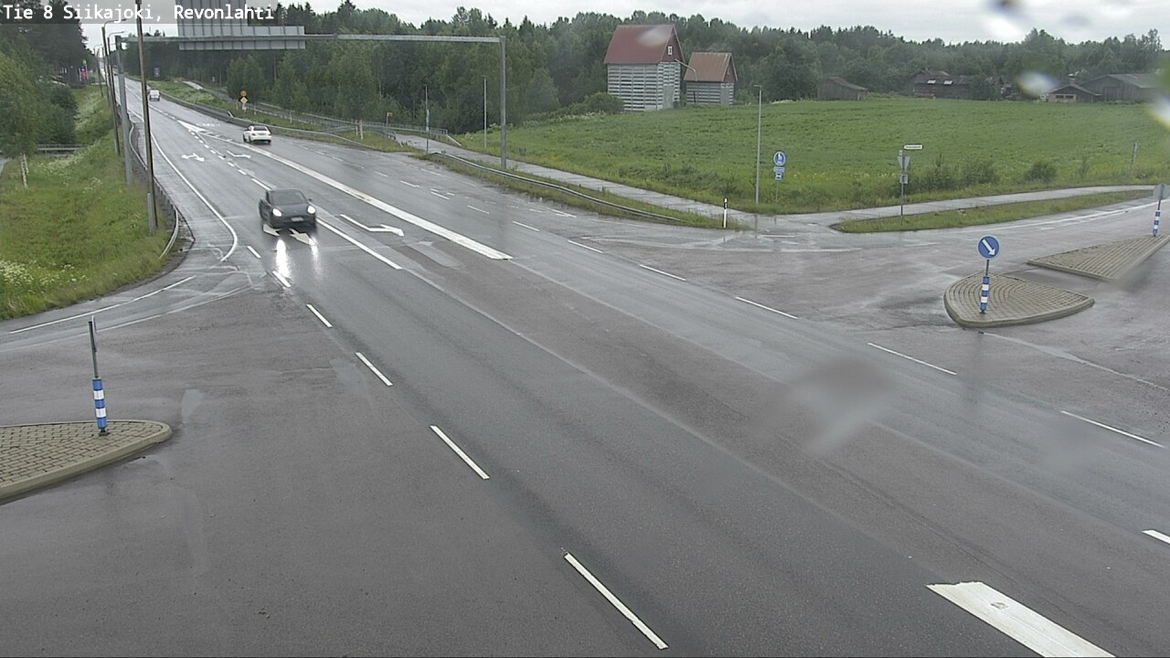 Weather Camera Image Road 8 Siikajoki, Revonlahti, Siikajoki, Pohjois-Pohjanmaa