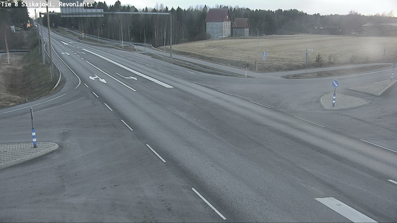 Weather Camera Image Väg 8 Siikajoki, Revolax, Siikajoki, Pohjois-Pohjanmaa