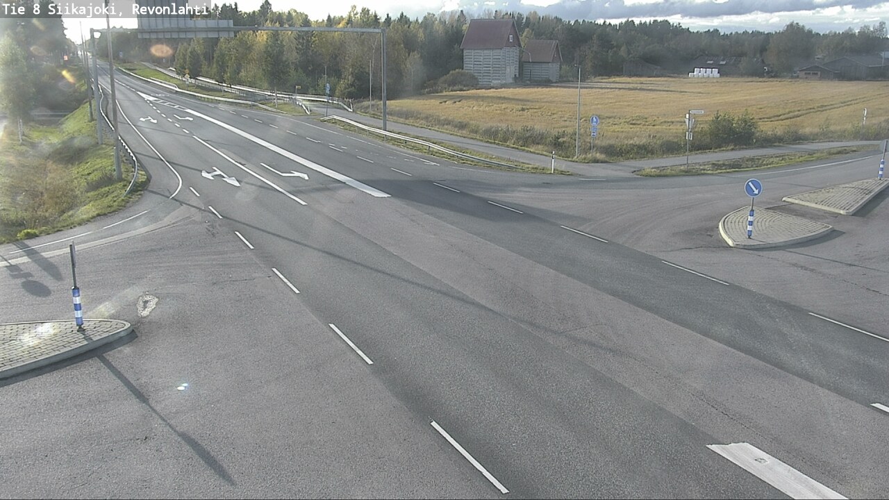 Kelikamerat Kuva Tie 8 Siikajoki, Revonlahti, Siikajoki, Pohjois-Pohjanmaa