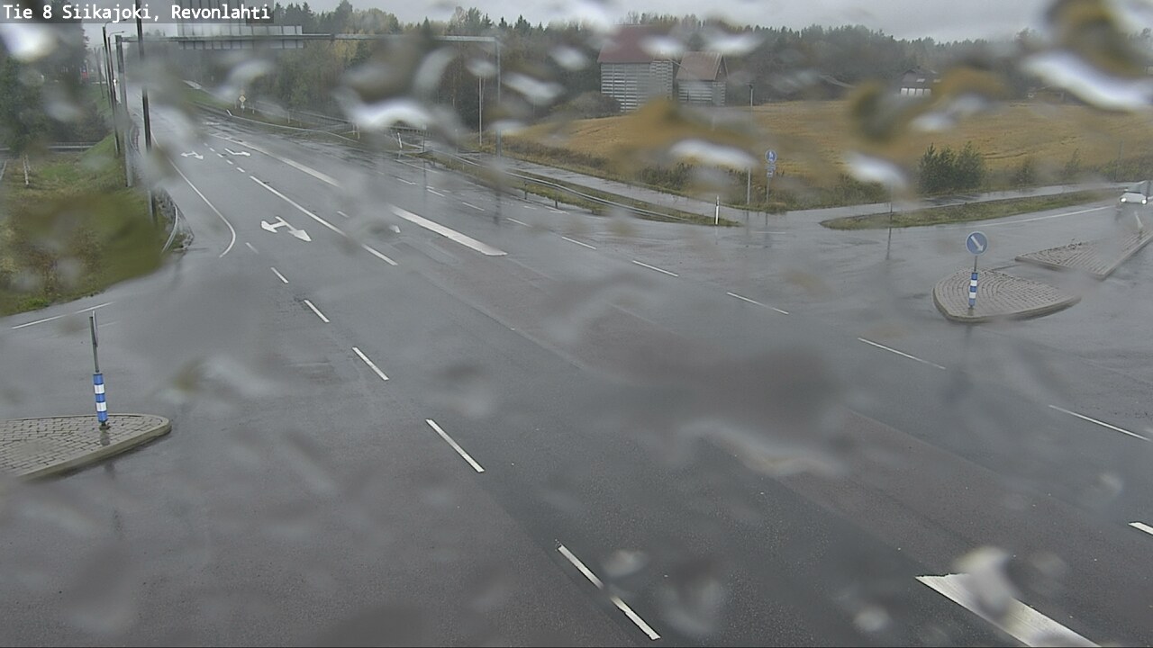 Weather Camera Image Väg 8 Siikajoki, Revolax, Siikajoki, Pohjois-Pohjanmaa