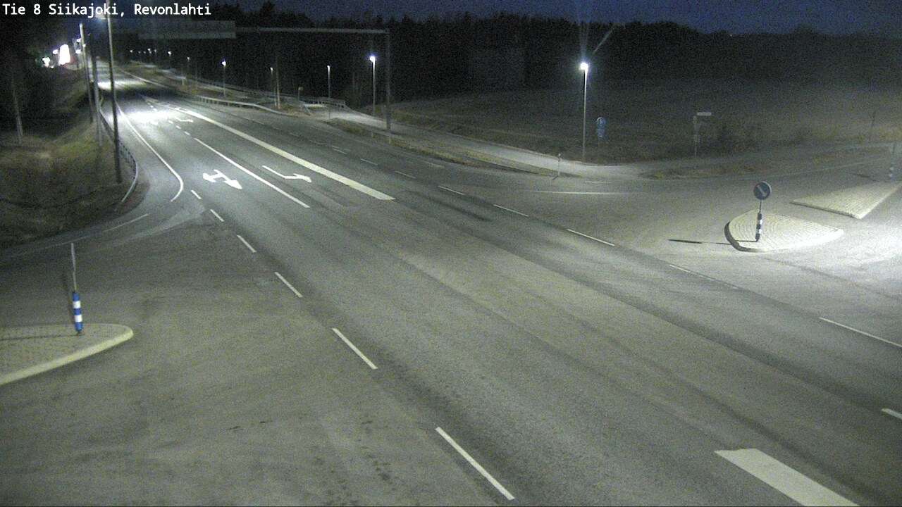 Weather Camera Image Väg 8 Siikajoki, Revolax, Siikajoki, Pohjois-Pohjanmaa