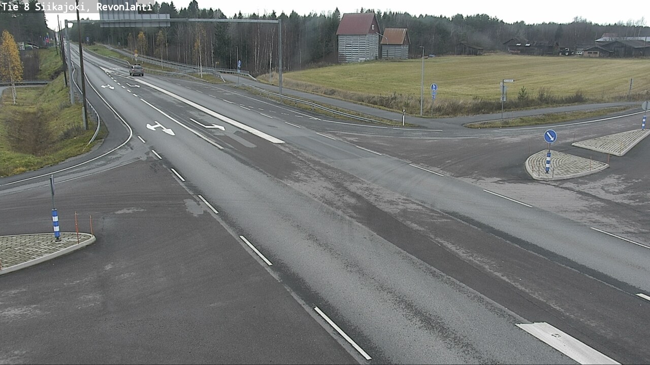 Kelikamerat Kuva Tie 8 Siikajoki, Revonlahti, Siikajoki, Pohjois-Pohjanmaa
