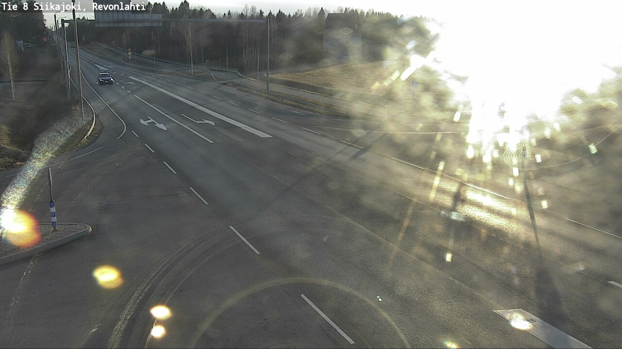 Weather Camera Image Väg 8 Siikajoki, Revolax, Siikajoki, Pohjois-Pohjanmaa