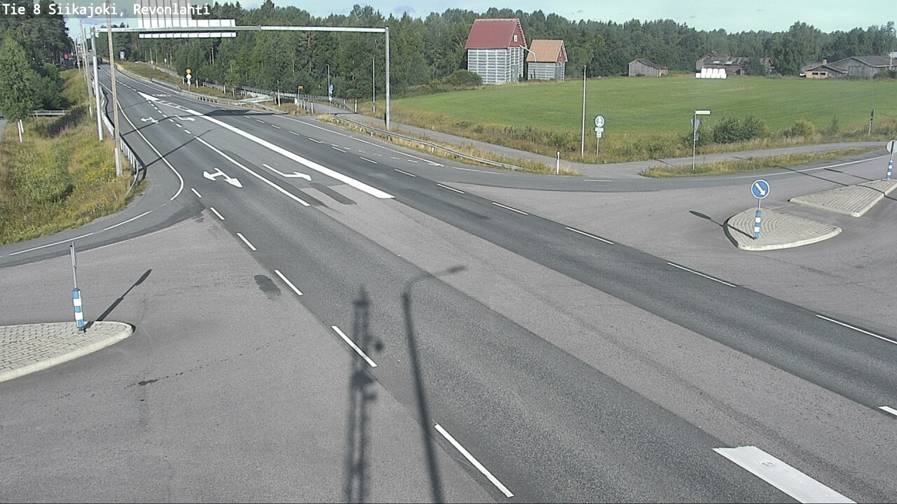 Weather Camera Image Väg 8 Siikajoki, Revolax, Siikajoki, Pohjois-Pohjanmaa
