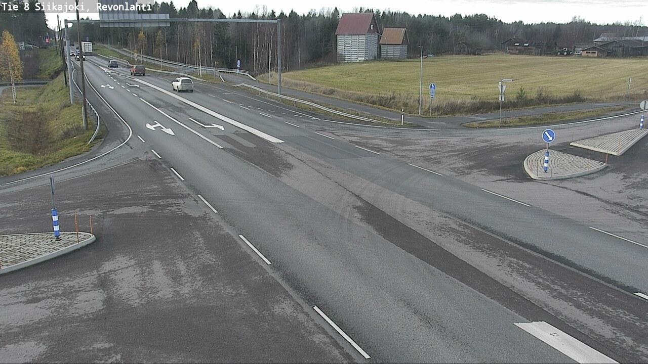 Kelikamerat Kuva Tie 8 Siikajoki, Revonlahti, Siikajoki, Pohjois-Pohjanmaa