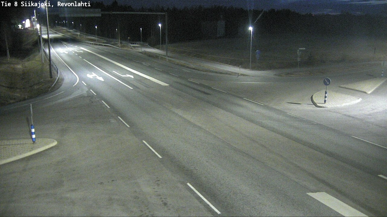 Weather Camera Image Väg 8 Siikajoki, Revolax, Siikajoki, Pohjois-Pohjanmaa