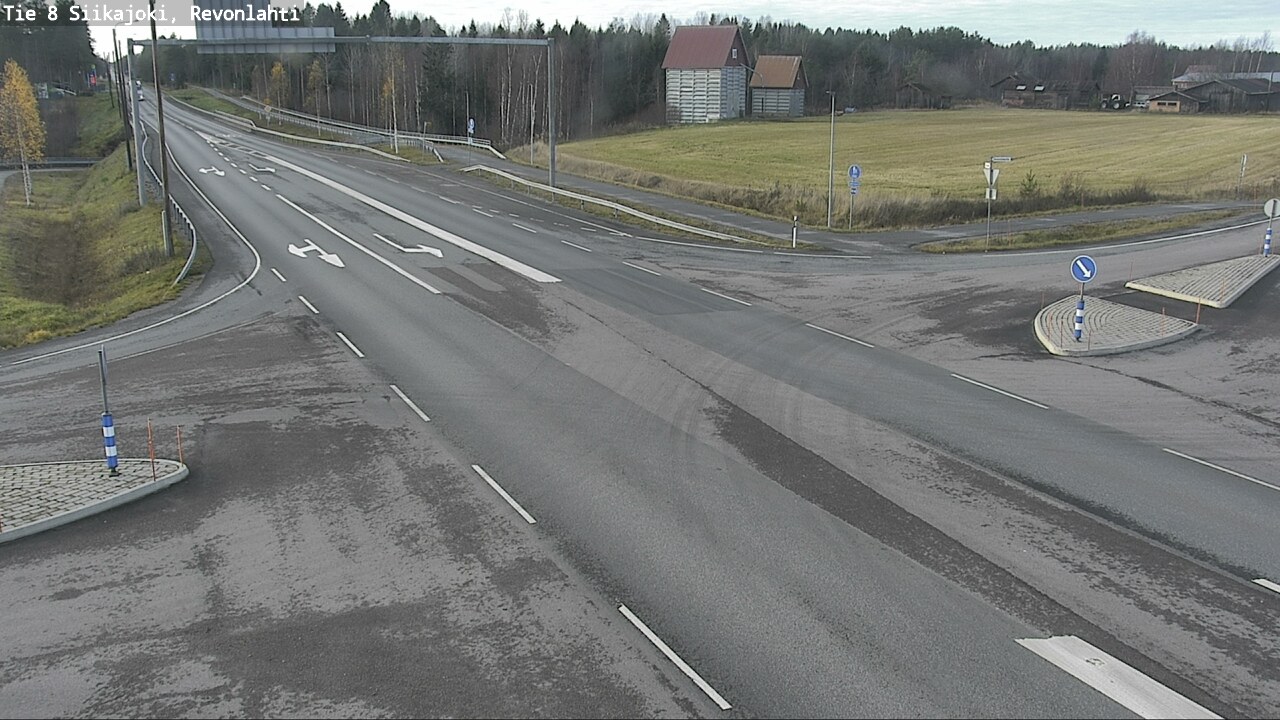 Kelikamerat Kuva Tie 8 Siikajoki, Revonlahti, Siikajoki, Pohjois-Pohjanmaa