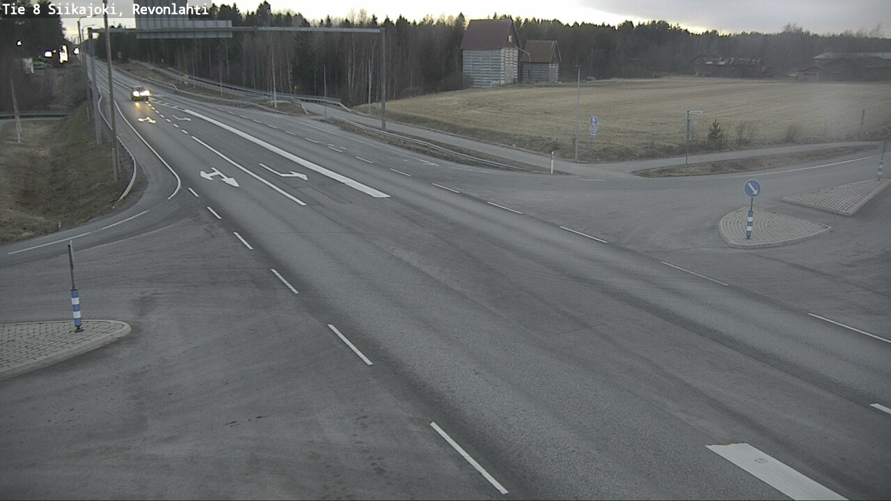 Weather Camera Image Väg 8 Siikajoki, Revolax, Siikajoki, Pohjois-Pohjanmaa